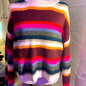 America Eagle rainbow sweater- large